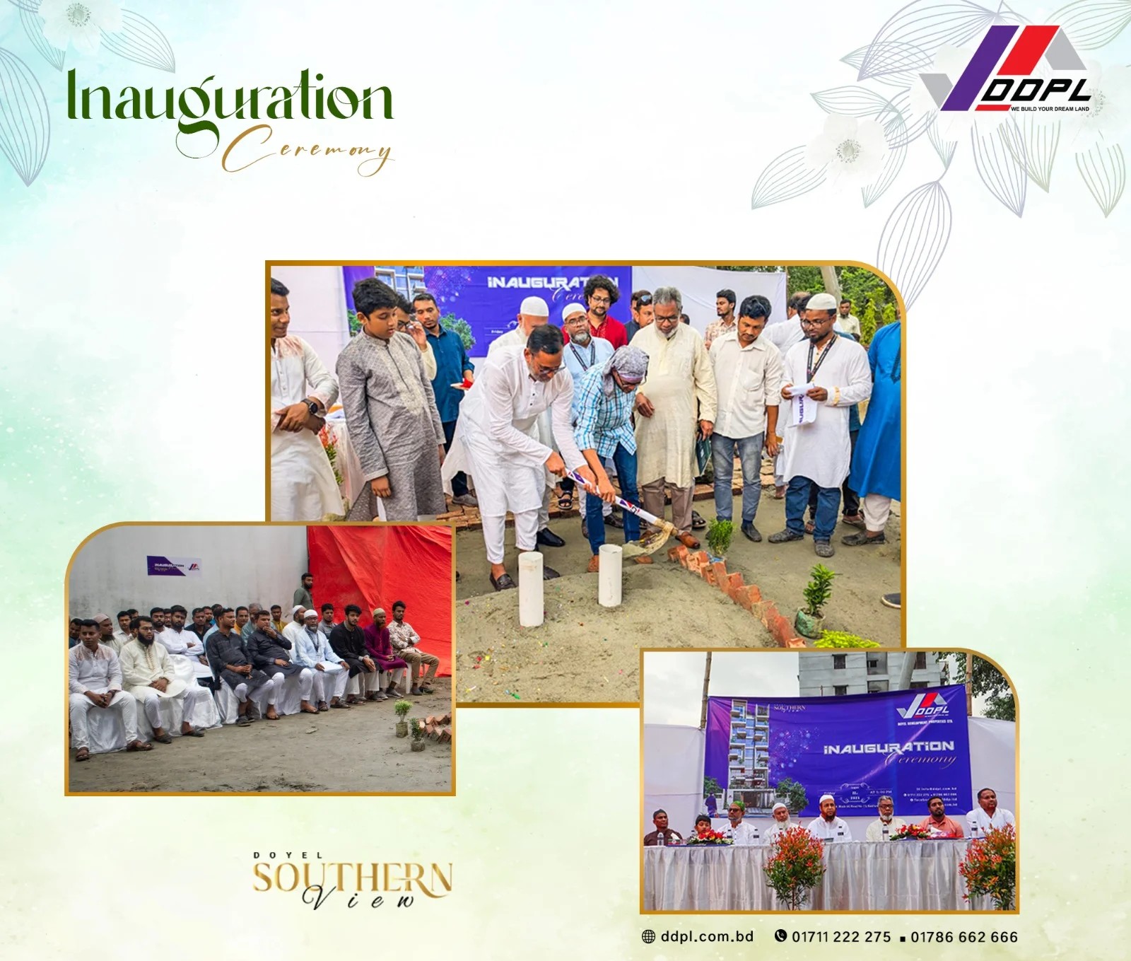 A New Journey Begins — Piling Inauguration of DDPL Southern View in Bashundhara R/A