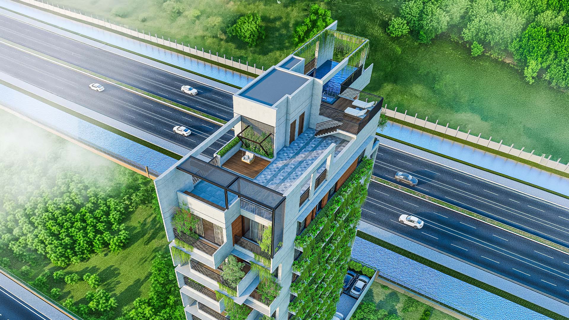 Peaceful Apartment Living in Bashundhara R/A – Doyel Aquafront interior